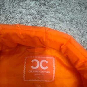 Womens Orange Puffer  Jacket